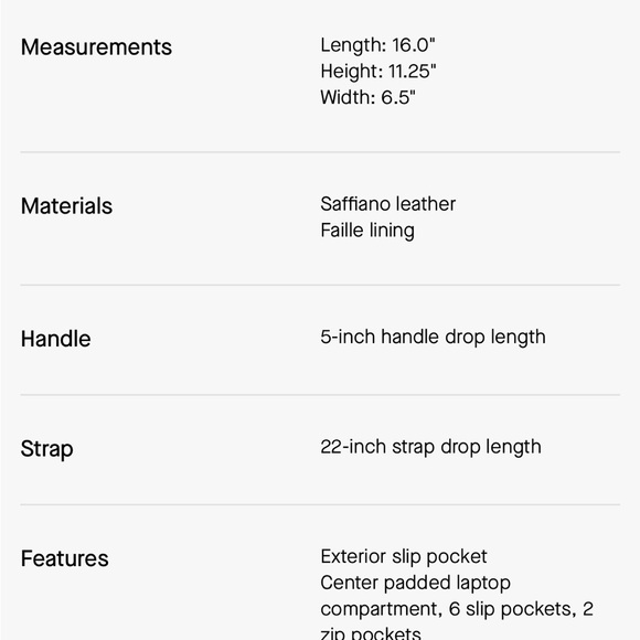 NWT Kate Spade Serena Saffiano Leather Laptop Bag - Picture 4 of 10